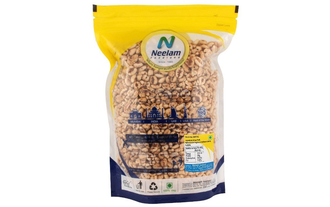 Neelam Foodland Low Fat Salted Wheat Puffs   Pack  400 grams